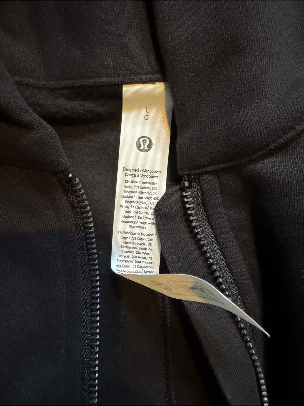 lululemon athletica Black Full-Zip Hoodie - Picture 6 of 8